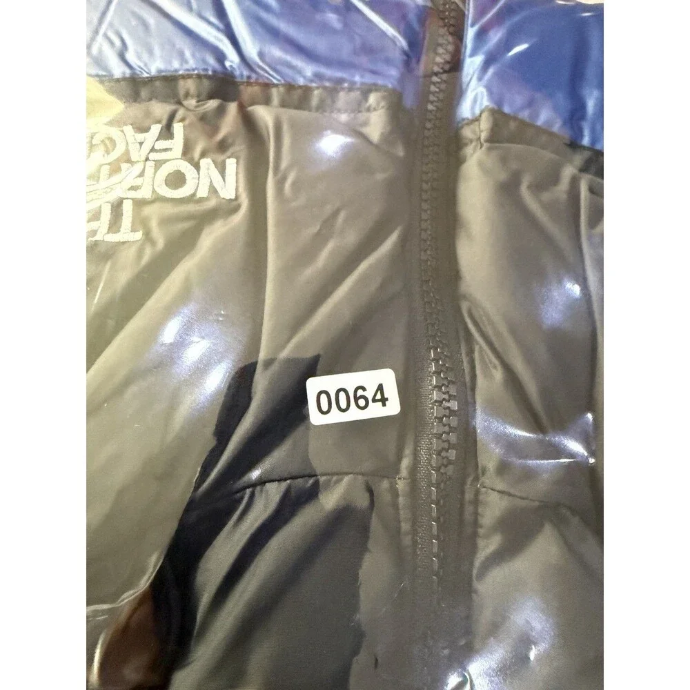 The North Face 1996 Retro Nuptse Vest Men Size Large Blue Black 700 Down NWT